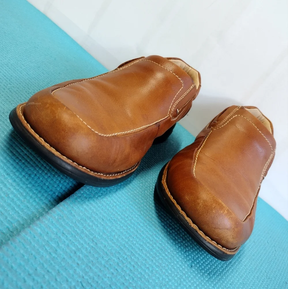 Johnston & Murphy Men's Slip On Sheepskin Leather Shoes Loafer 12M